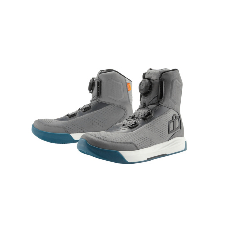Icon - Icon Overlord Vented CE Boots - 3403-1268 - Gray - 7
