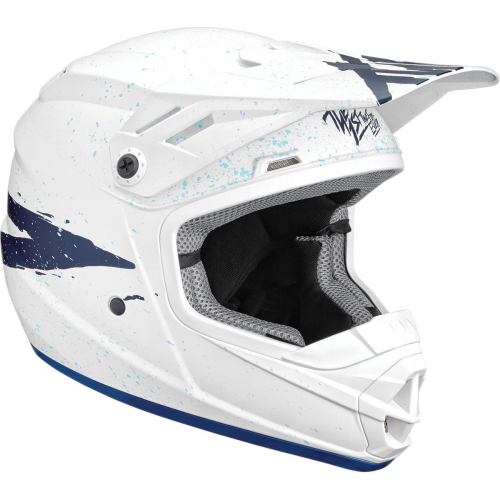 Thor - Thor Sector Hype Youth Helmet - 0111-1184 - White/Blue - Medium