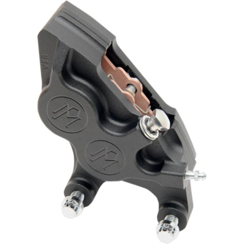 Performance Machine - Performance Machine Four-Piston Front Right Brake Caliper for 300MM Rotor - Black Ops - 0052-2414-SMB
