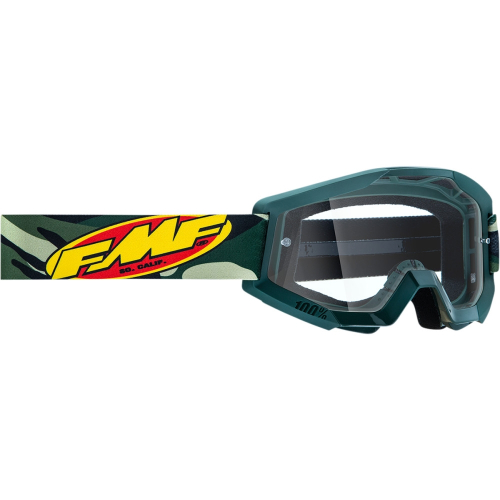 FMF Racing - FMF Racing PowerCore Assault Goggles - F-50050-00001 - Camo/Clear Lens - OSFM