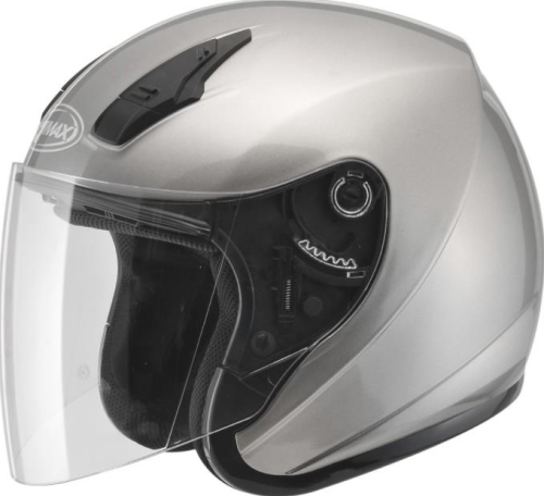 G-Max - G-Max OF17 Solid Helmet - G317197N - Dark Silver Metallic - X-Large