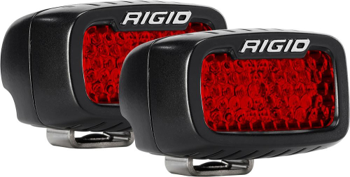 RIGID Industries - RIGID Industries SR-M Pro Series Rear Facing Lights - Standard Mount - Red - 90173