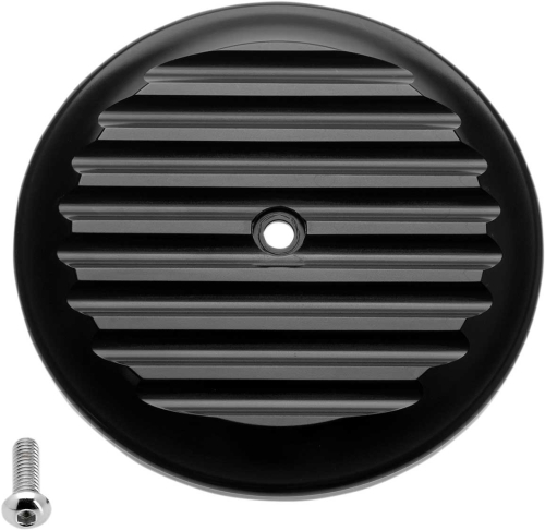 Joker Machine - Joker Machine VT Air Intake Cover - Finned - Black - 02-220-1
