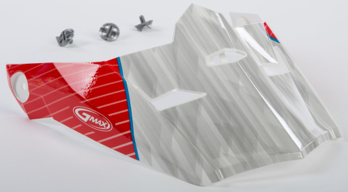 G-Max - G-Max Visor with Screws for MX-46Y Colfax Youth Helmets - White/Red/Blue - Sm-Lg - G046873