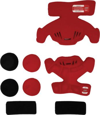 POD - POD K700 MX Knee Brace Pad Set - Left - Red - KP470-003-OS