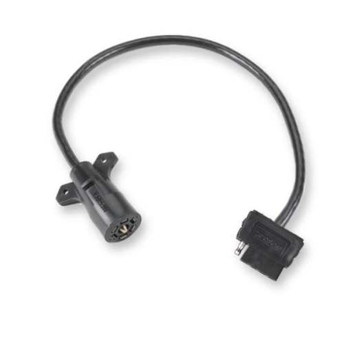 Wesbar - Wesbar Trailer Plug Adapter - 7-Way to 5-Way with Coiled 4ft Lead - 787195