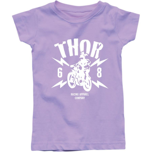 Thor - Thor Lightning Girls Toddler T-Shirt - 3032-3139 - Lavender - 4T