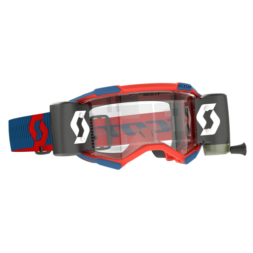 Scott USA - Scott USA Fury Works Film System Goggles - 278596-7698113 - Red/Blue/Clear Lens - OSFM