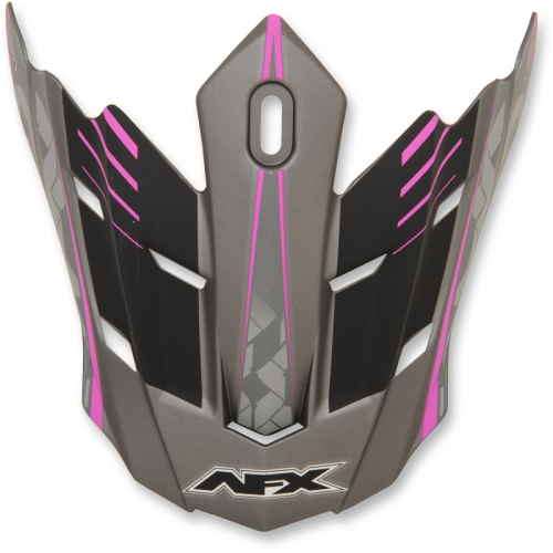 AFX - AFX Peak for FX-17/Y Helmets (2016 Models) - Factor Frost Gray/Fuchsia - 01320931