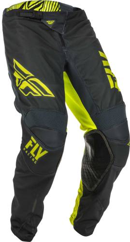 Fly Racing - Fly Racing Kinetic Mesh Shield Pant - 373-32328 - Gray/Hi-Viz - 28