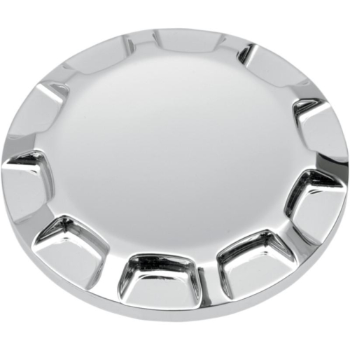 Drag Specialties - Drag Specialties Straight-Cut Gas Cap - Non-Vented - Chrome - T03-0328-BCDS