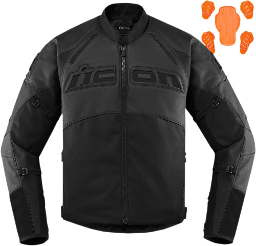 Icon - Icon Contra2 Leather Jacket - 2810-3648 - Stealth - Small