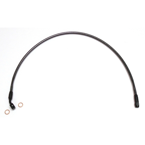 Magnum - Magnum Black Pearl Designer Series Front Upper Brake Line - 3/8in./10mm, 35deg. Banjo - 37in. - 47137