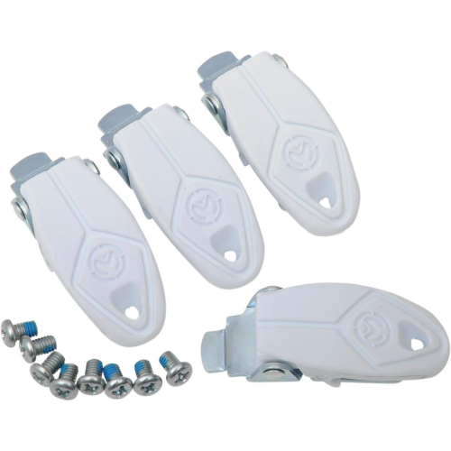 Moose Racing - Moose Racing Boot Buckle Kit for M1.2 Youth Boots - White - 3430-0429