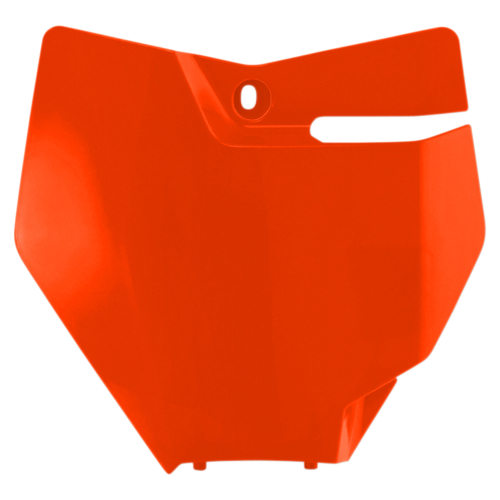 Acerbis - Acerbis Front Number Plate - Fluorescent Orange - 2685954617