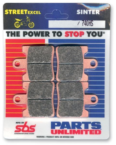 SBS - SBS HS Sintered Brake Pads - 542HS