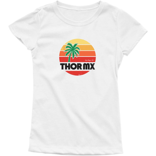 Thor - Thor California Dreamin Girls Youth T-Shirt - 3032-3124 - White - X-Small