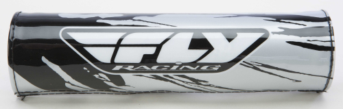 Fly Racing - Fly Racing 8 1/2in Mini Handlebar Pads - Silver - 18-94325 NEW LOGO