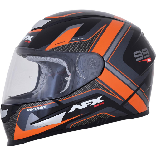 AFX - AFX FX-99 Graphics Helmet - 0101-11108 - Black/Orange - Large