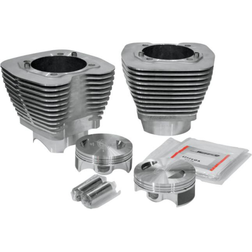 Revolution Performance - Revolution Performance Monster Big Bore Kit (124in. Flat Top) - Bore 4.250in. - 10.5:1 Compression - Silver - 201-125W