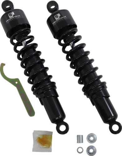 Progressive Suspension - Progressive Suspension 412 Series Magnum Steel Spring 14.25in. Shock - Black - 412-4270B