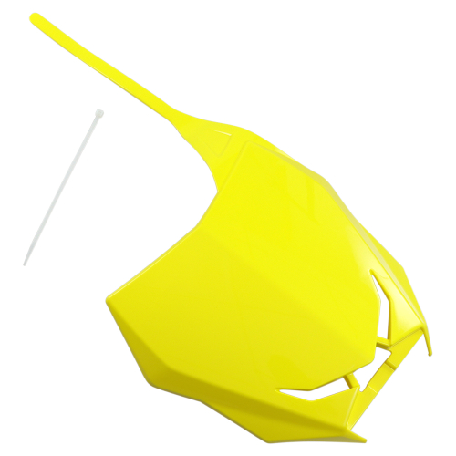 UFO Plastics - UFO Plastics Front Number Plate - Yellow - SU04943-102