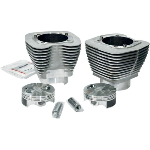 Revolution Performance - Revolution Performance Monster Big Bore Kit (114in. Flat Top) - Bore 4.250in. - 10.5:1 Compression - Silver - 201-122W