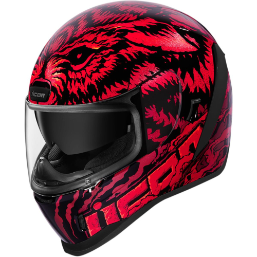 Icon - Icon Airform Lycan Helmet - 0101-12650 - Red - X-Small