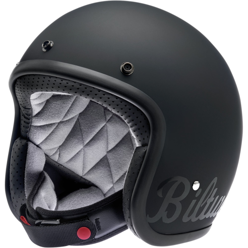 Biltwell Inc. - Biltwell Inc. Bonanza Helmet - 1001-638-201 - Flat Black Factory - X-Small