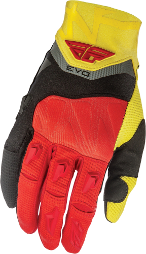 Fly Racing - Fly Racing Evolution 2.0 Gloves (2016) - 369-11807 - Black/Red/Yellow - X-Small