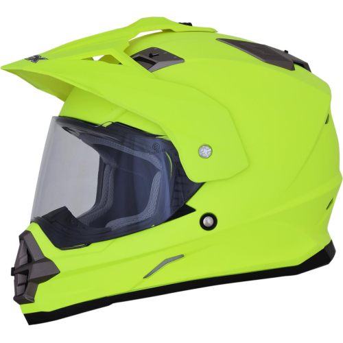 AFX - AFX FX-39 Dual Sport Series 2 Solid Helmet - 0110-5865 - Matte Neon Yellow - 2XL