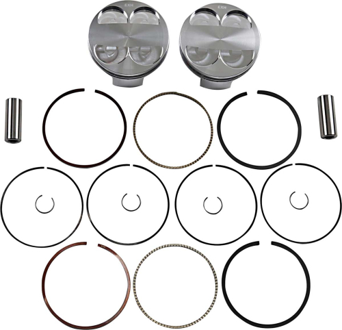 J.E. Pistons - J.E. Pistons FSR Piston Kit - 5.00mm Oversize to 98.00mm, 11.0:1 Compression - 306378