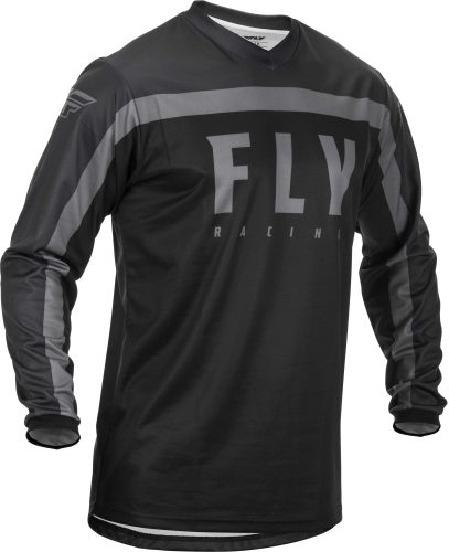 Fly Racing - Fly Racing F-16 Youth Jersey - 373-920YM - Black/Gray - Medium