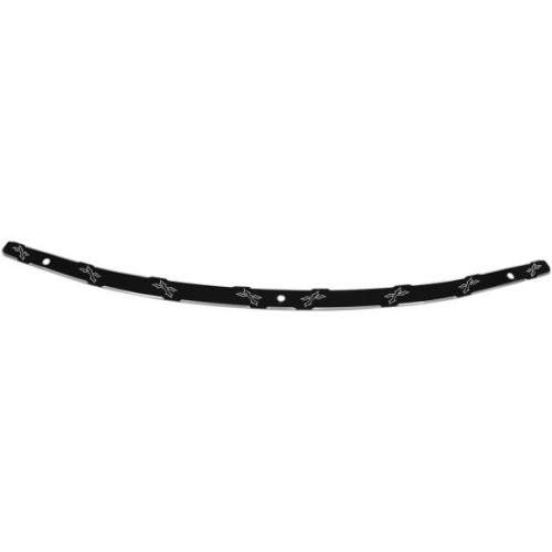 Carl Brouhard Designs - Carl Brouhard Designs Windshield Trim - Cross - Black - CR-WT01-B
