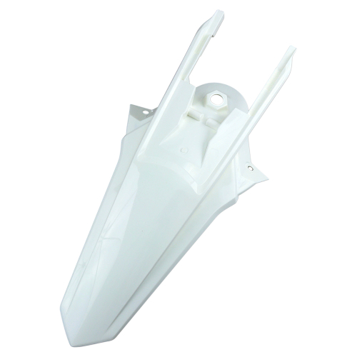 UFO Plastics - UFO Plastics MX Rear Fender - White - KT04084-047