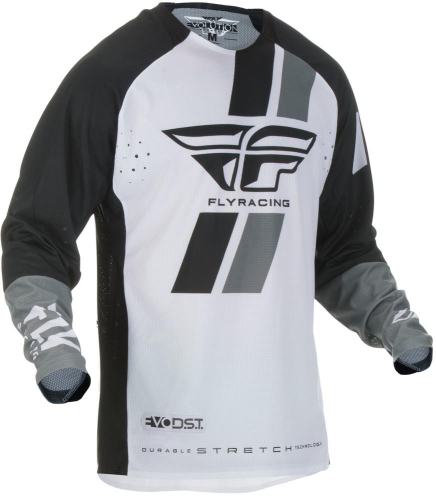 Fly Racing - Fly Racing Evolution DST Youth Jersey - 372-220YX - Black/White - X-Large