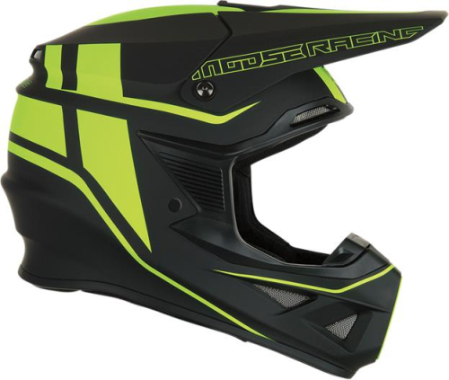 Moose Racing - Moose Racing F.I. Sesson Helmet - 0110-5734 - Black/Hi-Viz - Large
