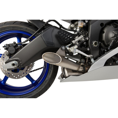 Hotbodies Racing - Hotbodies Racing Megaphone Slip-On Exhaust - Shot Peen - 605012102