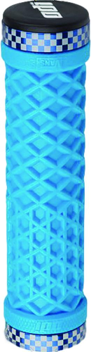 ODI - ODI Vans (No Flange) Lock-On Grips - 130mm - Cyan Blue - D30VNLU-UC