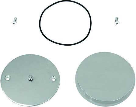 HardDrive - HardDrive Timing Cover - 2-Hole - Chrome - 350000