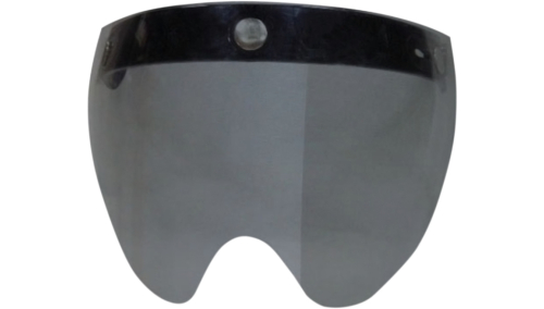 AFX - AFX Vintage 3-Snap Flip Short Face Shield - Dark Smoke - 0131-0090