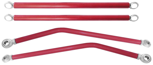 ModQuad - ModQuad Rear Radius Ground Clear Rods - Red - RZR-RRG-RD