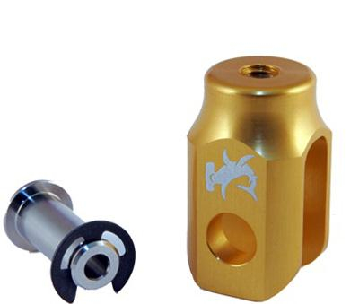 Hammerhead Designs - Hammerhead Designs Brake Clevis for Hammerhead Rear Brake Lever Kits - Gold - RMBC