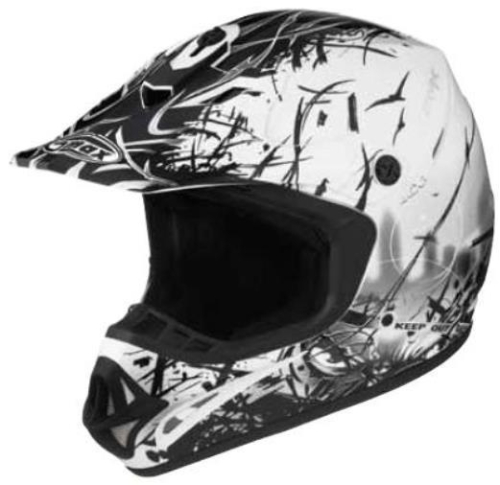 G-Max - G-Max Visor for GM46X-1 Escape Graphic Helmet - Md-3XL - White - G980286