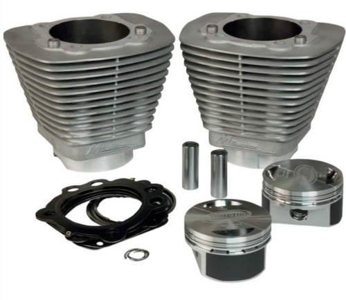 Revolution Performance - Revolution Performance Bolt-On Big Bore Kit (85in. Domed) - Bore 3.563in. - 10.5:1 Compression - Silver - 201-203W