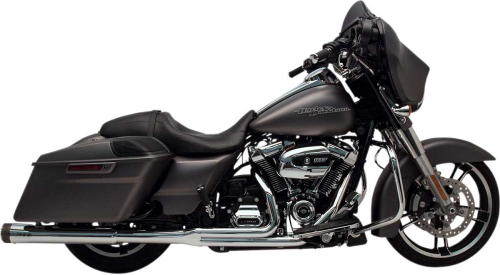 SuperTrapp - SuperTrapp Fat Shot 2-Into-1 Exhaust System - Chrome - 828-74802