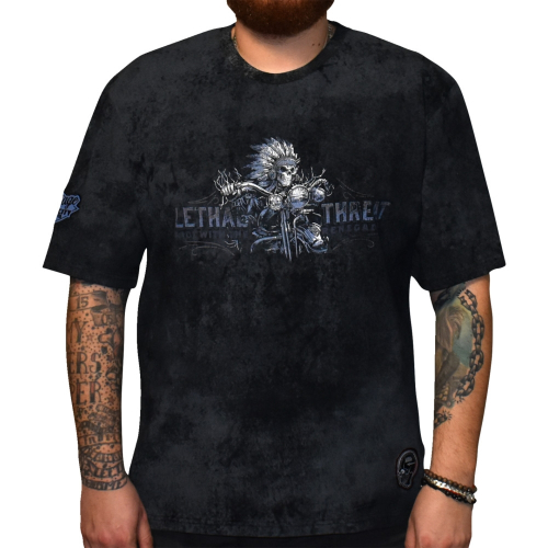 Lethal Threat - Lethal Threat Vintage Velocity Run with the Renegades T-Shirt - VV40176-4XL - Black - 4XL