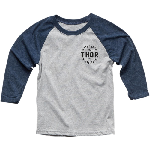 Thor - Thor Outfitters Raglan Youth Shirt - 3032-2897 - Navy - Small