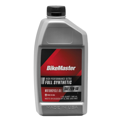 BikeMaster - BikeMaster Full-Synthetic Oil - 20W50 - 1qt. - 532325