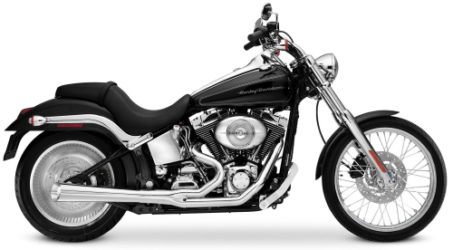 SuperTrapp - SuperTrapp 2-Into-1 Supermeg Exhaust System - Chrome - 128-71690